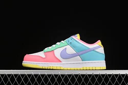 All Categories Nk SB Dunk Series Nk SB Dunk Low Low-top Sneakers J Version Nk SB Dunk Low SE "Candy" Easter Egg/Candy Mandarin Duck Dunk Series Low-top Casual Sports Skateboard Shoes DD1872-100
